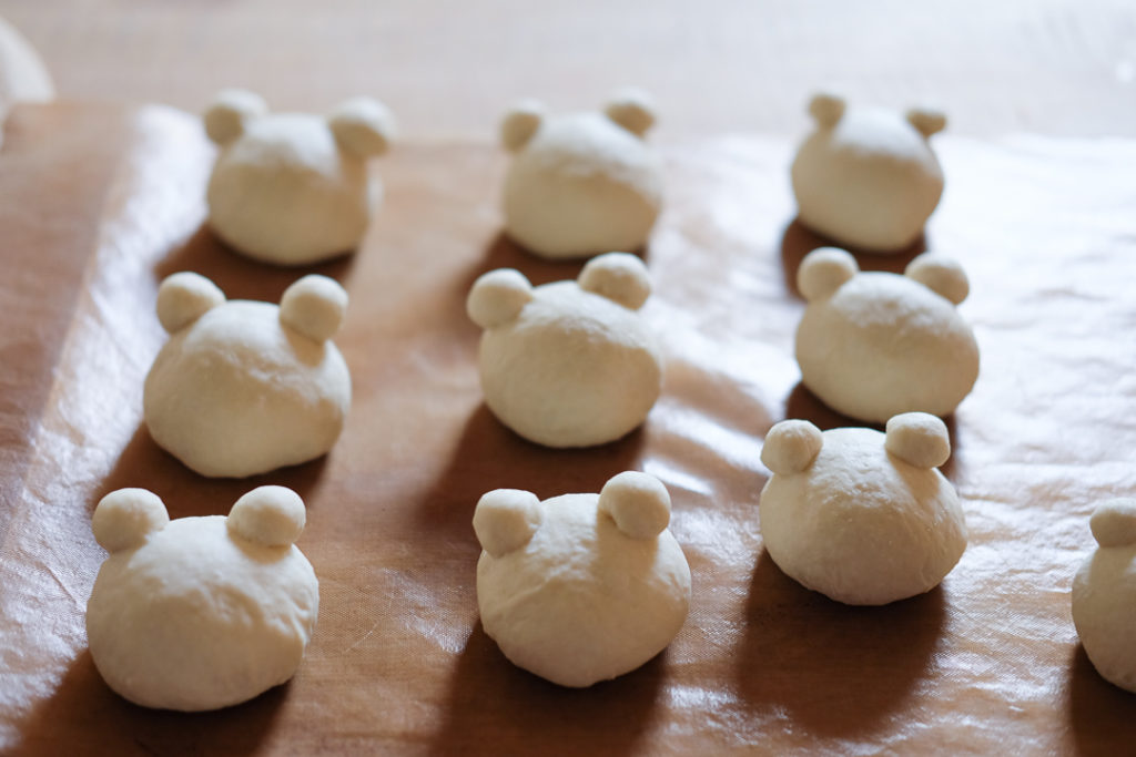 カエルパンの成形