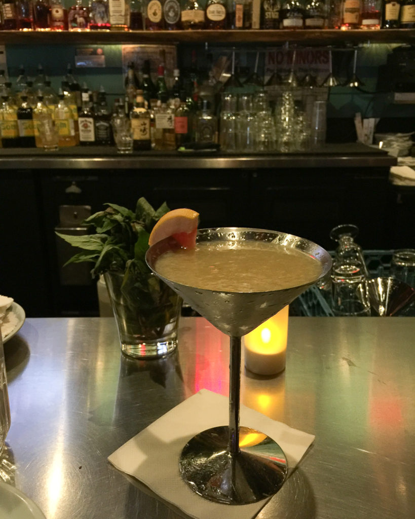 お酢入りカクテル