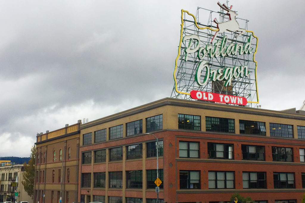 ポートランドの有名なサイン