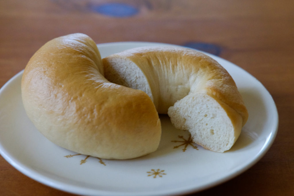 ベーグルの断面