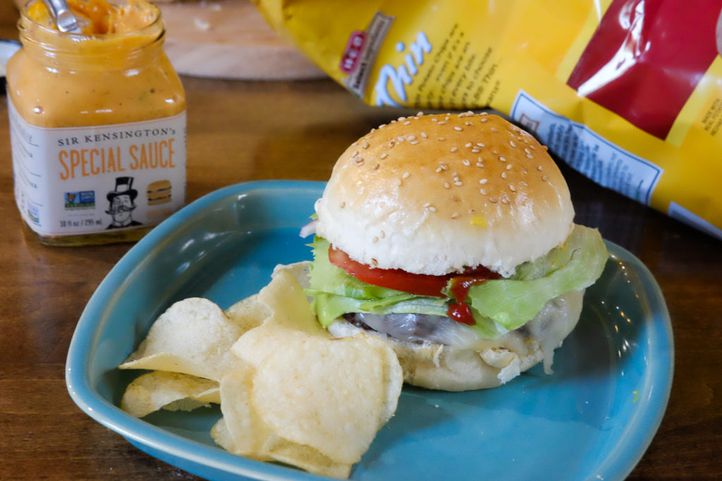 手作りバーガー