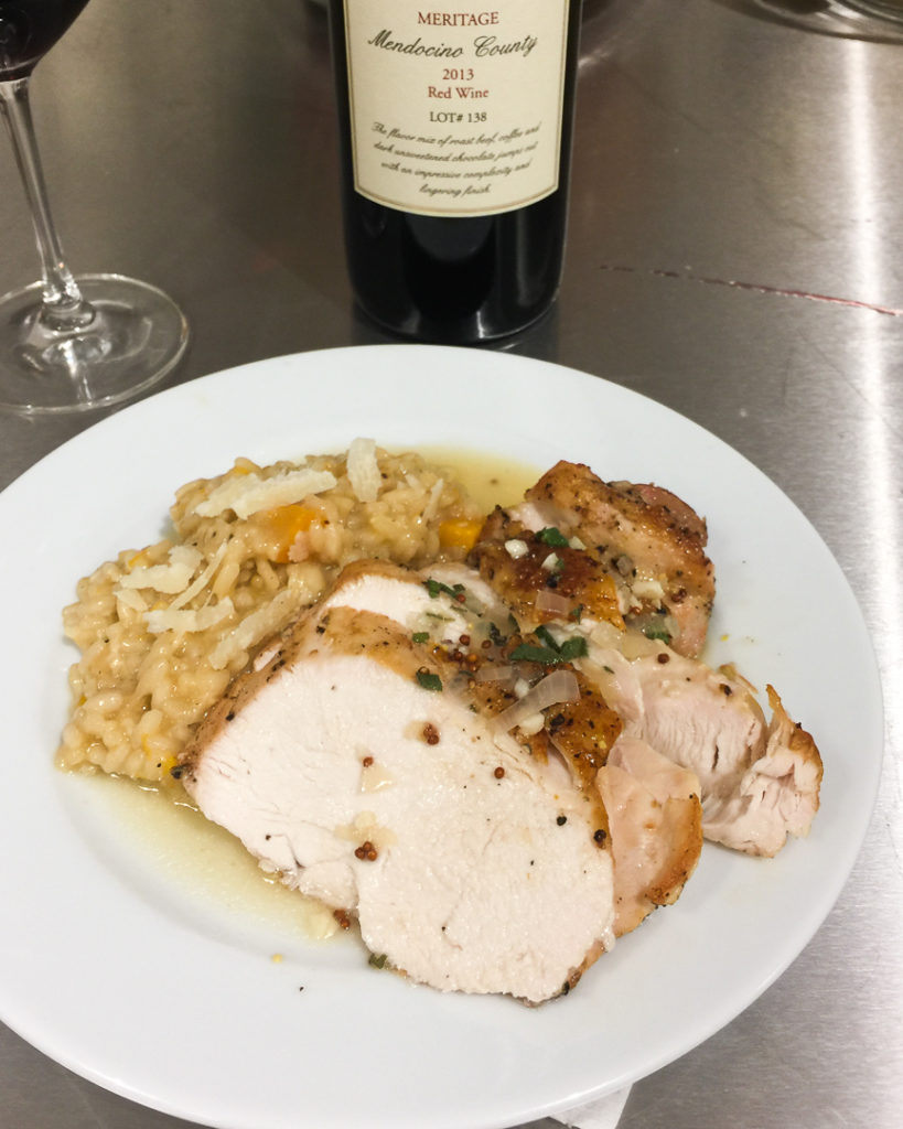 ローストチキン＆リゾット