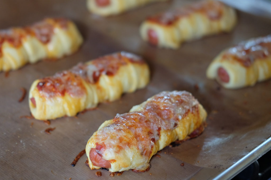 Pillsbury生地を使った、簡単ソーセージパン