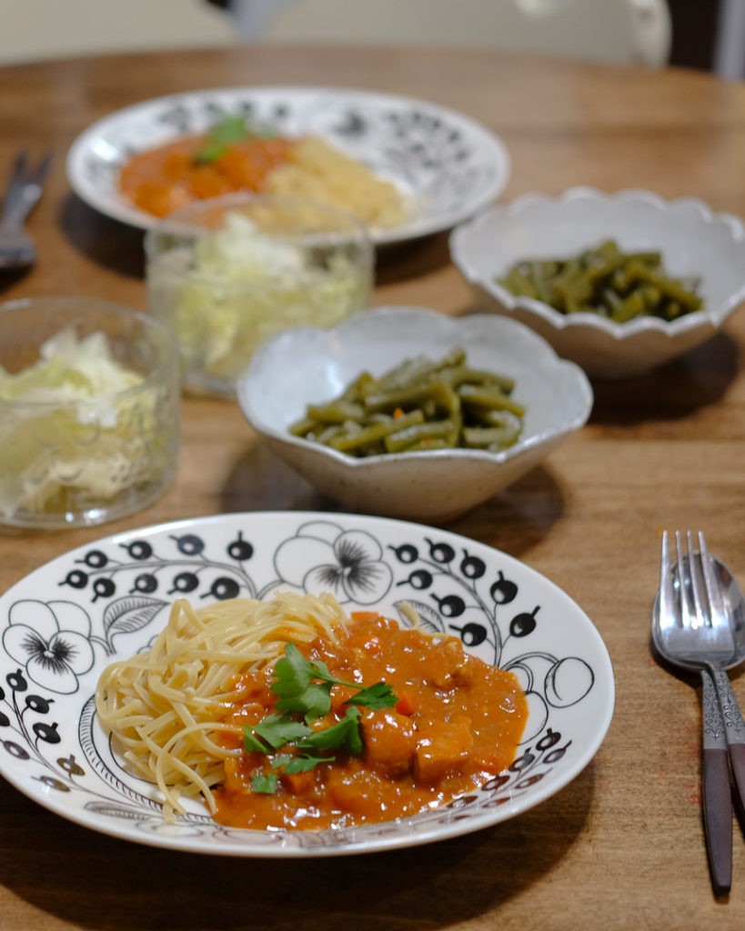 くたくたグリーンビーンズを添えて