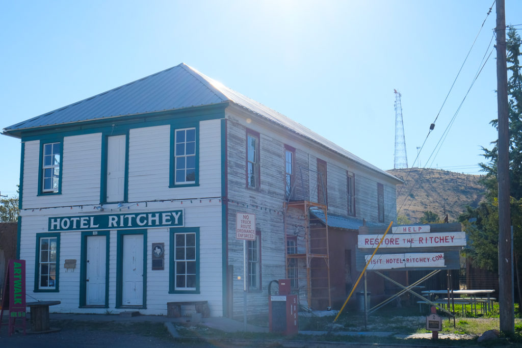 リノベーション中のホテル