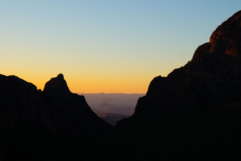 ウィンドゥビューからの夕焼け