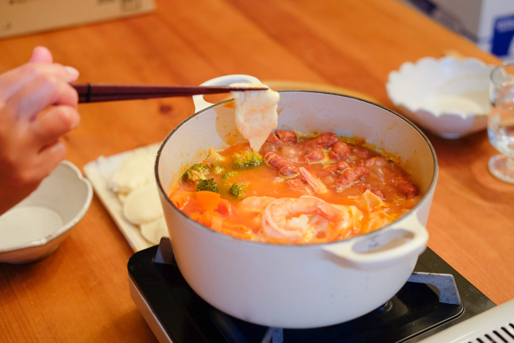 モッツァレラしゃぶしゃぶ