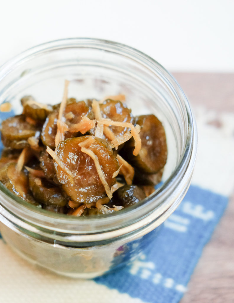 自分好みのきゅうりのキューちゃん風