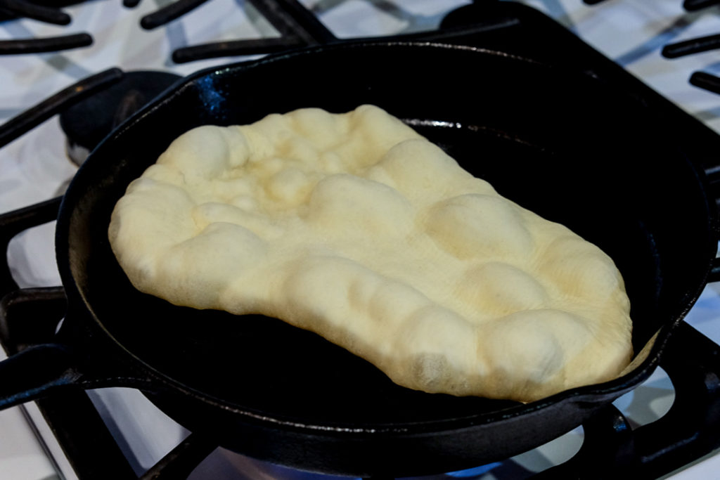 スキレットで焼きます