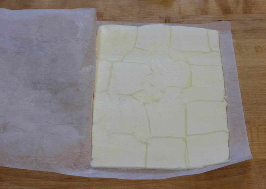 バターシート作りから