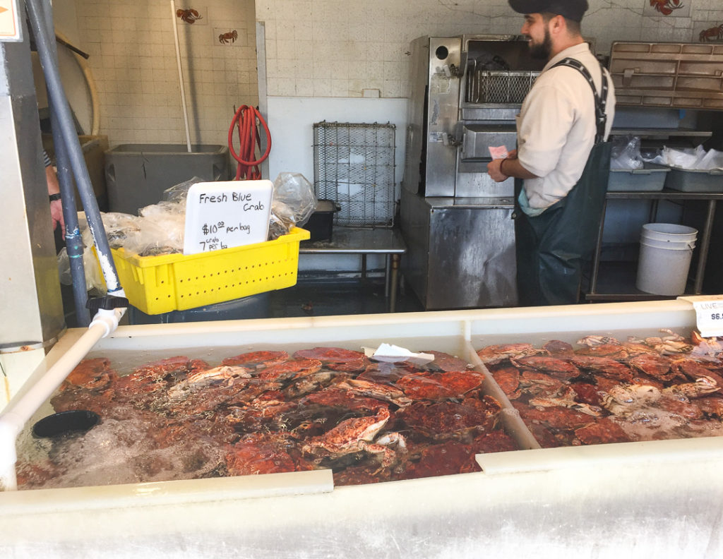 生きたかにたくさん