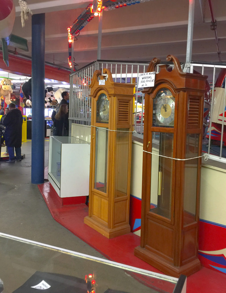 大きな時計も景品