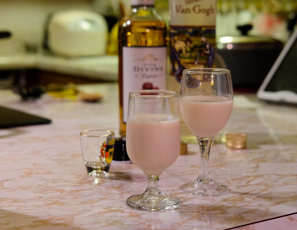 チョコレートヘーゼルナッツマティーニ