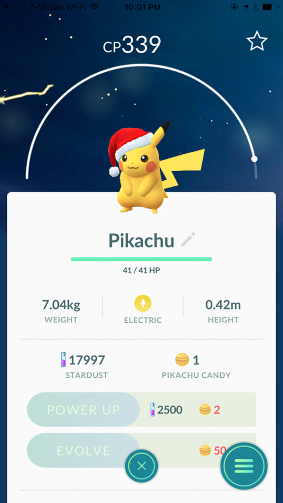 クリスマスピカチュー