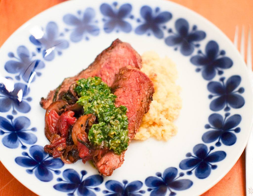 ステーキ＆ポレンタ