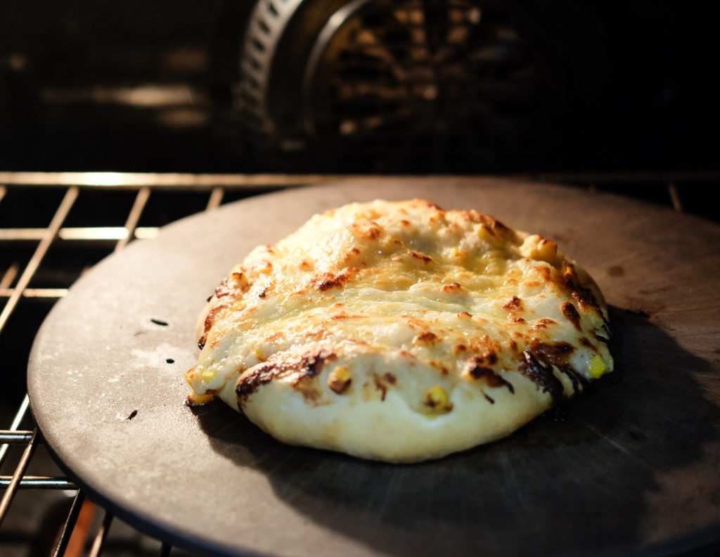 ピザストーン使用