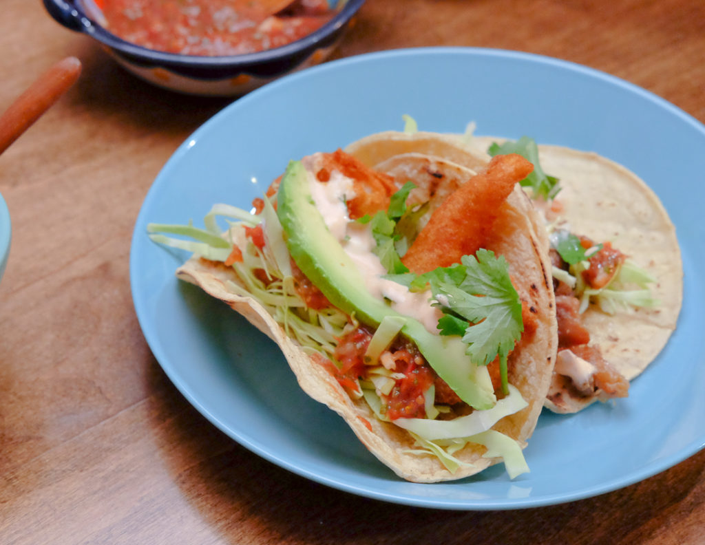 絶品シュリンプタコス