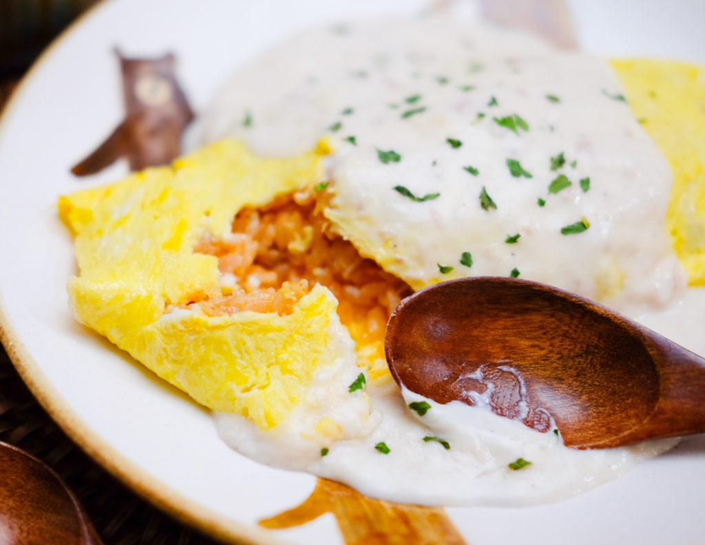 たまごは弱火で