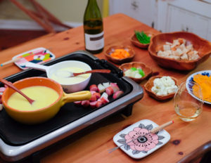 チーズフォンデュディナー