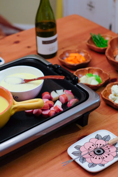 チーズフォンデュディナー