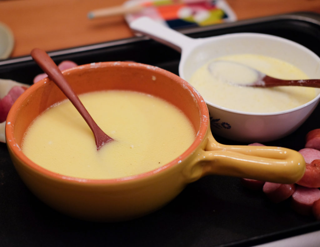 ２種類のフォンデュ