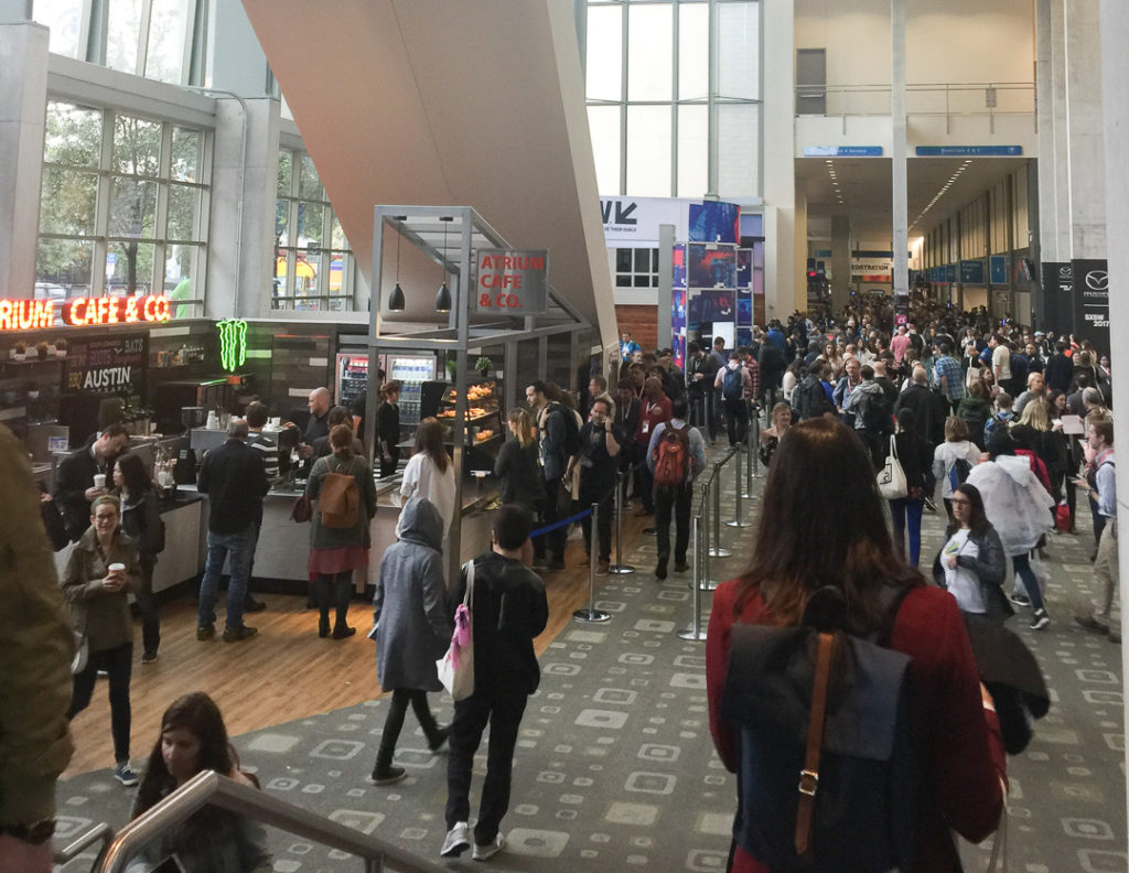 インタラクティブの会場