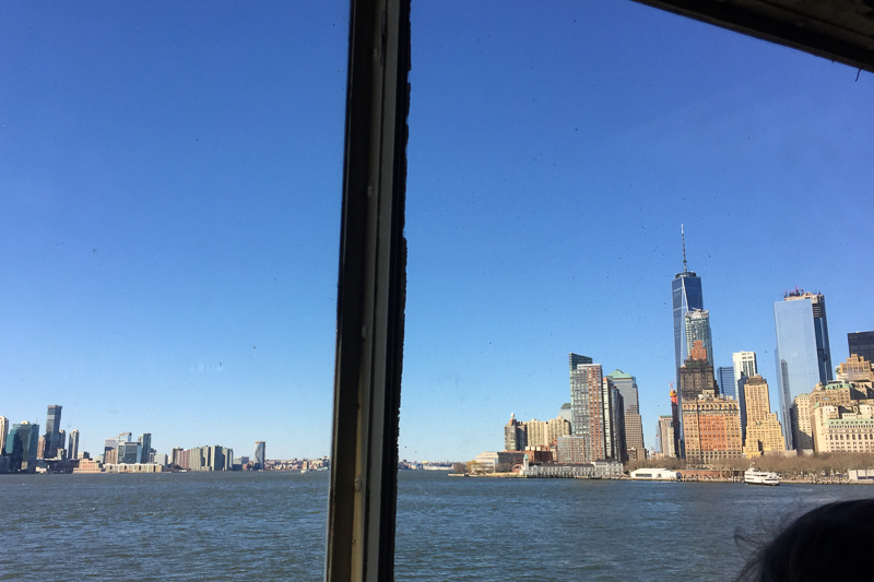 マンハッタンを眺める