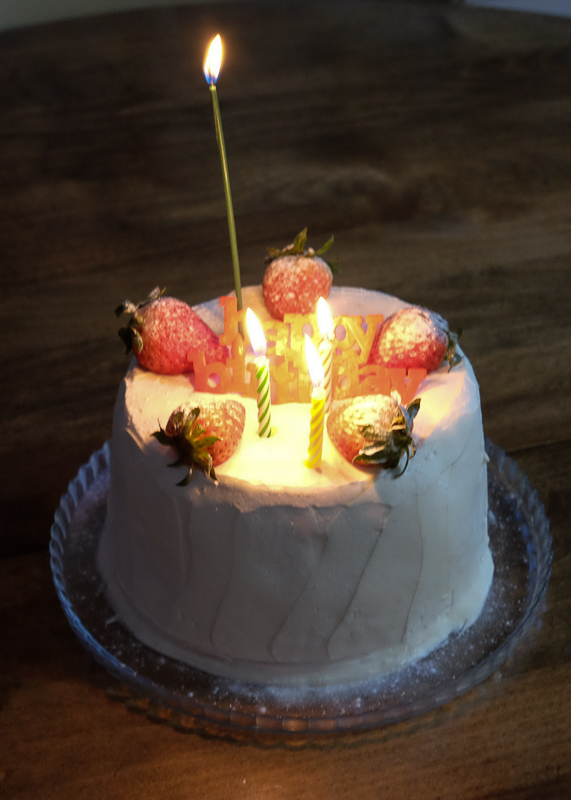 キャンドルをともして