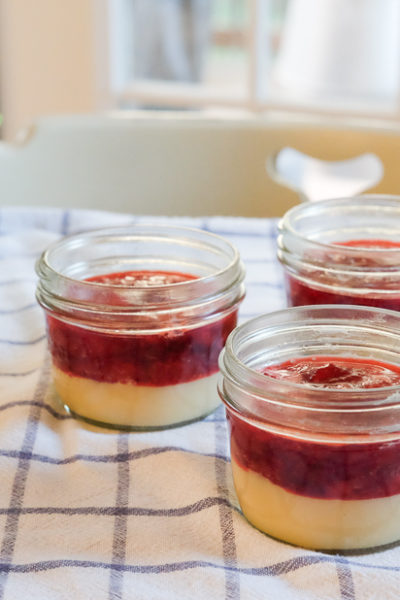 いちごミルクジャム、作りました♪