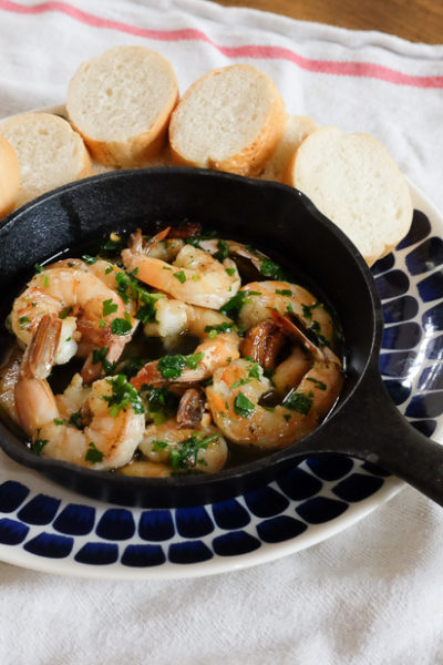 海老のアヒージョ