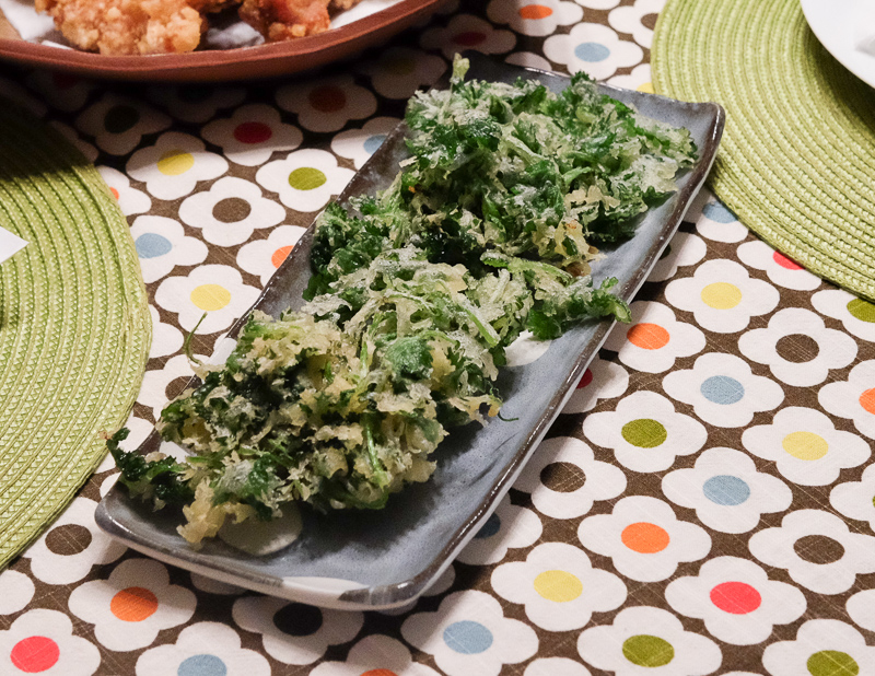 パクチーの天ぷら