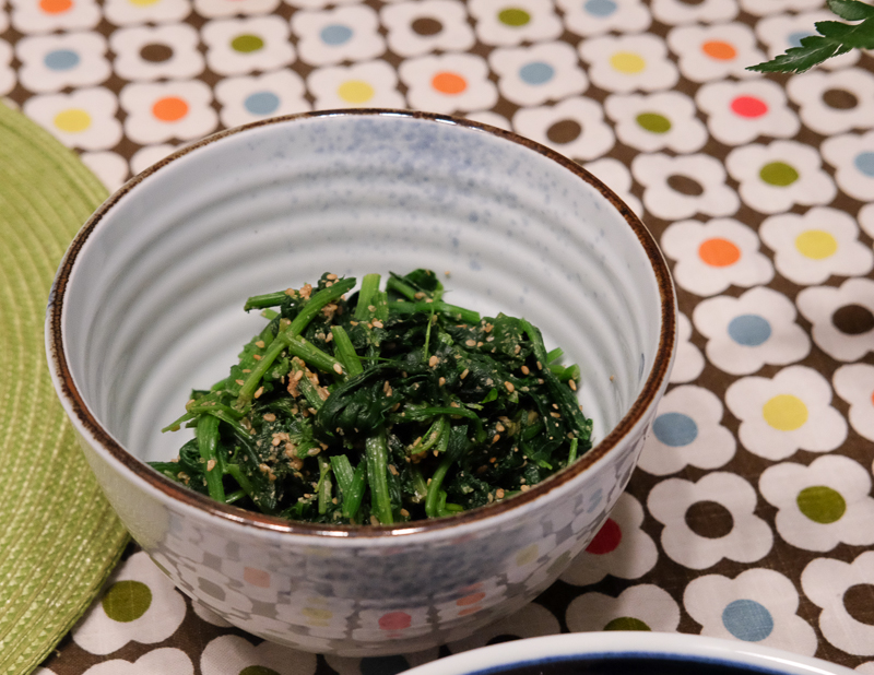 ほうれん草の胡麻和え