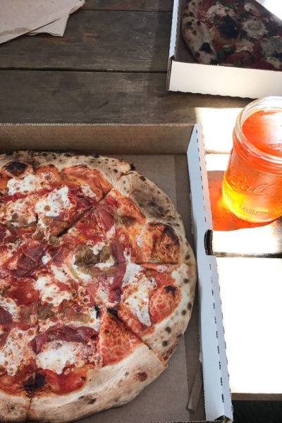 美味しい窯焼きピザ