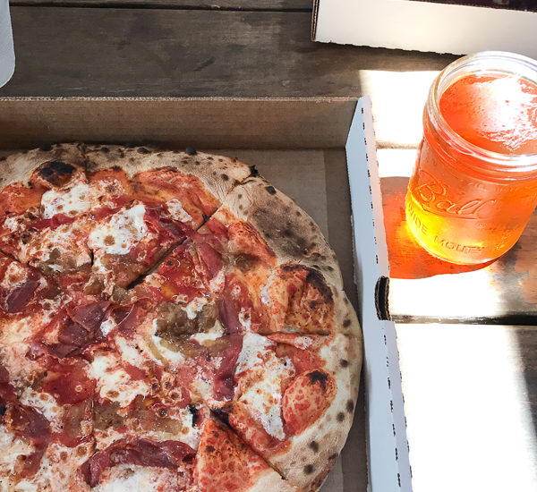 美味しい窯焼きピザ