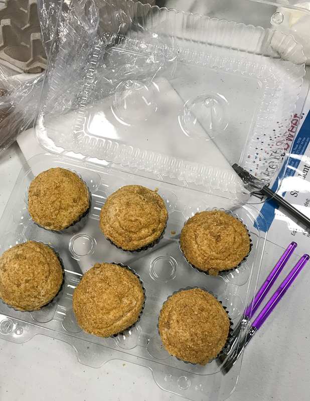 カップケーキは用意されていました