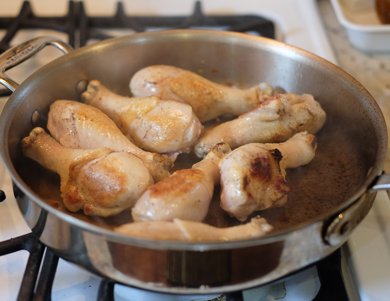 手羽元はこんがり焼いて