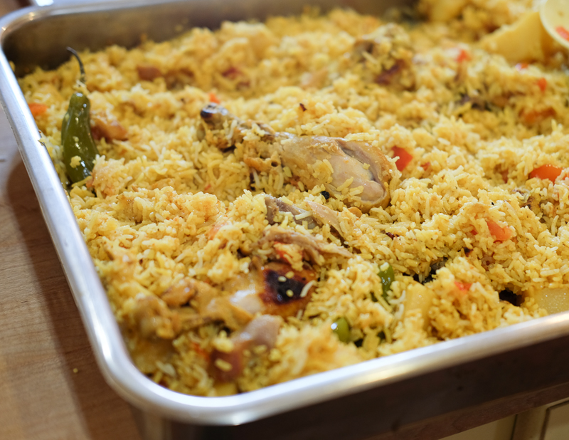 インドのピラフ、ビリヤニ完成