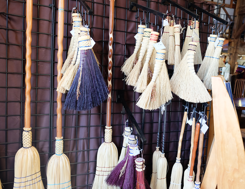手作りのほうき
