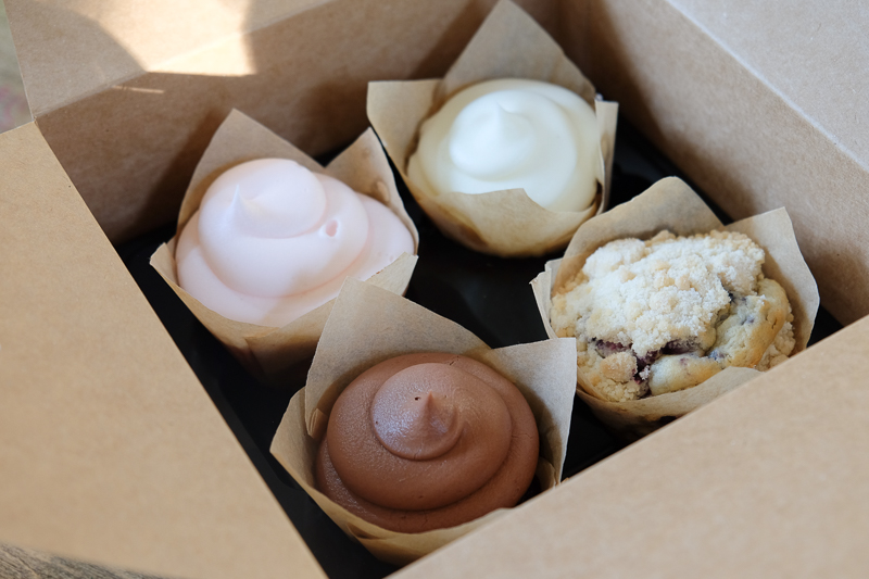 カップケーキとマフィン