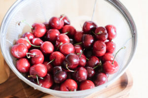 大粒のきれいなチェリー