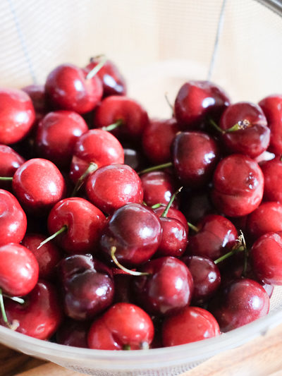 大粒のきれいなチェリー