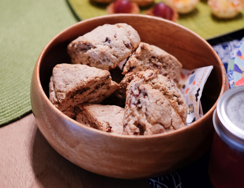 クランベリーウォルナッツスコーン