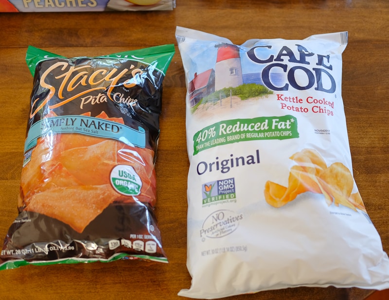 ピタチップスとポテトチップス