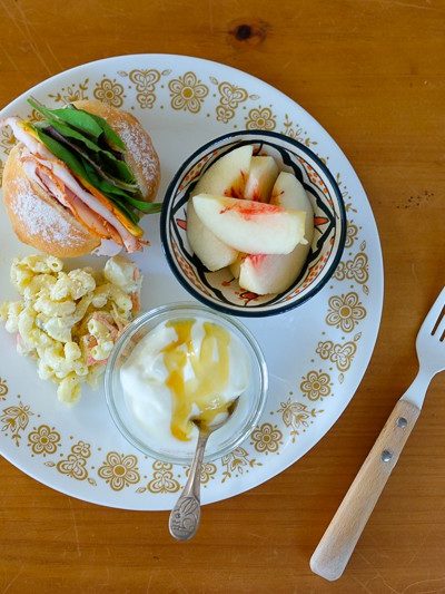 ワンプレート朝ごはん