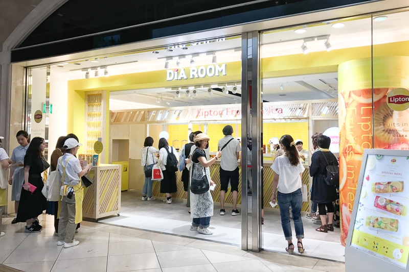 夏限定リプトンストア