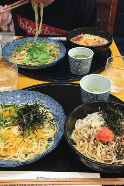 ２種類のパスタのセット