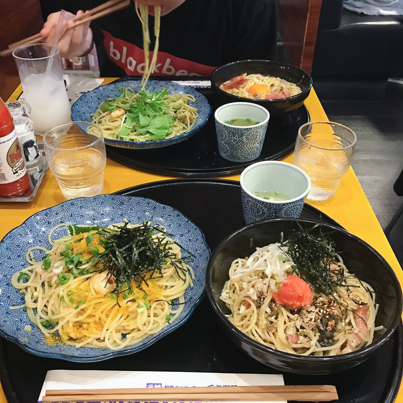２種類のパスタのセット