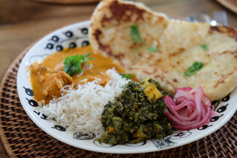 手作りのインドカレー