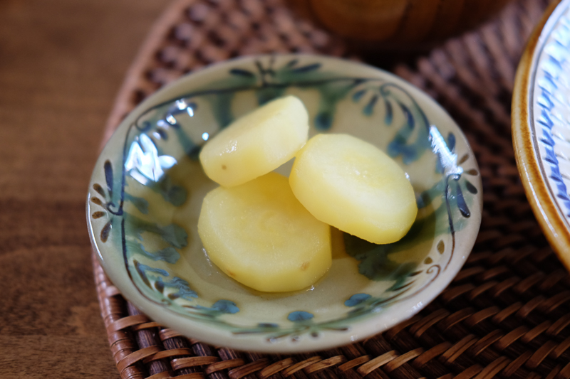 さつまいものはちみつレモン煮