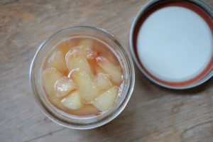 桃のコンフィチュール